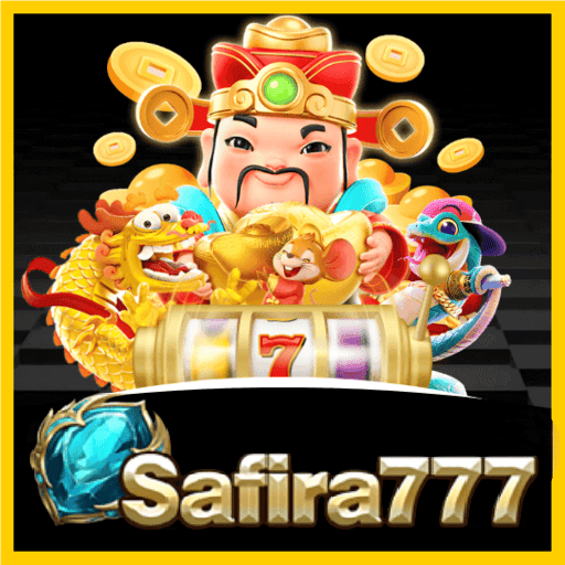 Imagem promocional da SAFIRA777 mostrando a plataforma e suas vantagens